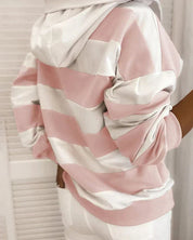 ELKE | Women's Striped Hoodie Sweater