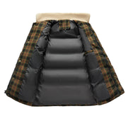 Gilet sans manches Luca Belloni | Gilet à carreaux avec col en polaire pour hommes