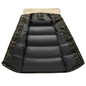 Gilet sans manches Luca Belloni | Gilet à carreaux avec col en polaire pour hommes