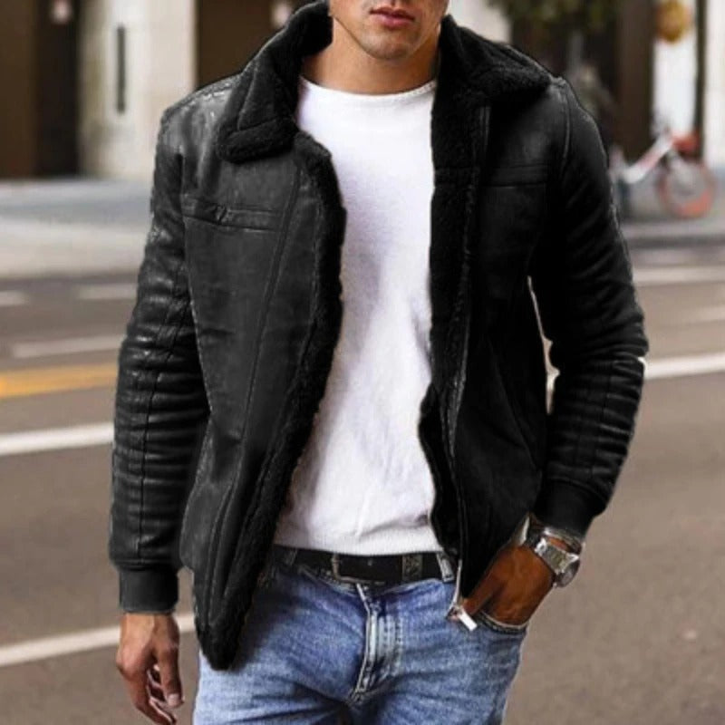 Blouson aviateur vintage pour homme | Chaud 0