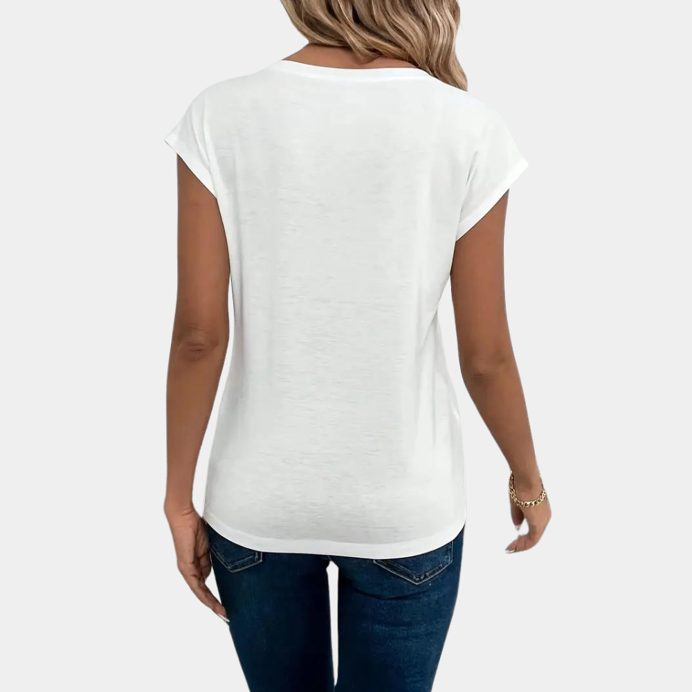 KATHY | Relaxed women's top with V-neckline