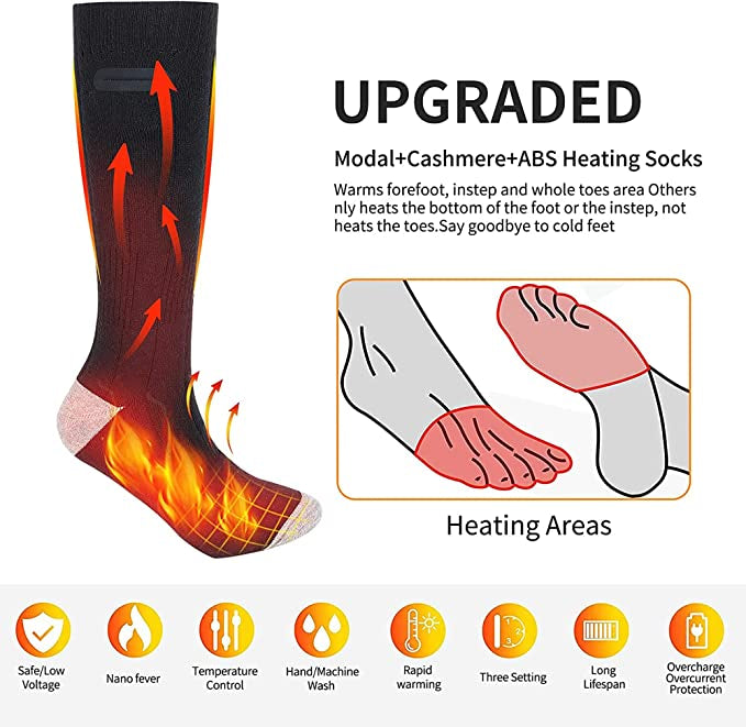 Chaussettes chauffées 2
