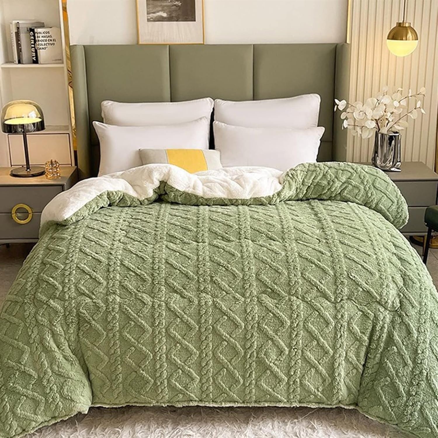Couverture Sherpa pour le confort et le style hivernaux Matériaux de haute qualité 0