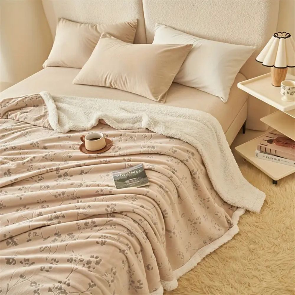 Couverture de jardin d'hiver confortable pour la maison en microfibre 0