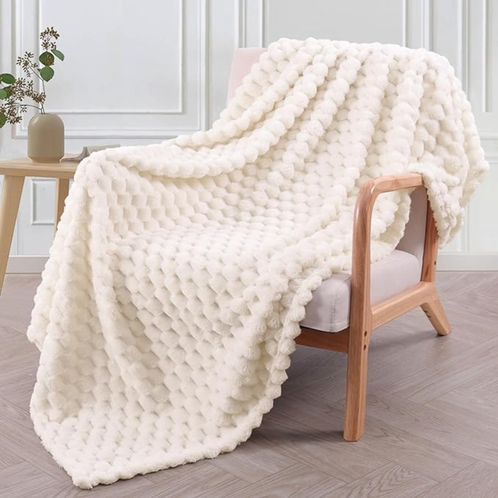 Couverture douillette pour adulte ultra-douce 150x200 cm polaire grise 0