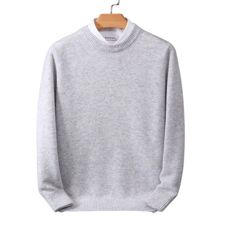 Daniel – Pull col rond en cachemire premium 0