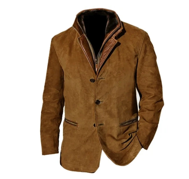 Dennis | Veste boutonnée vintage pour homme | Décontractée 0