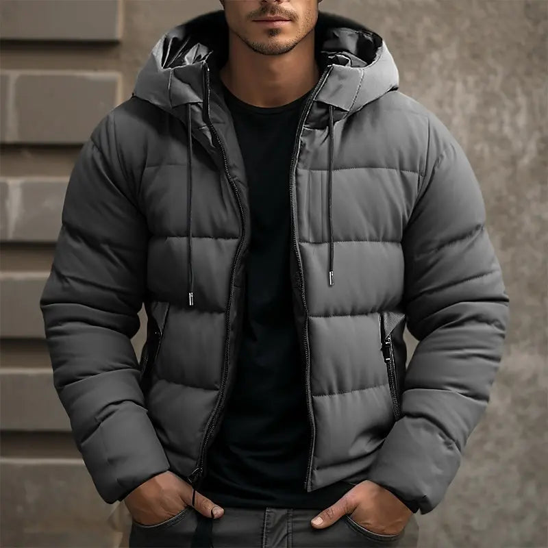Doudoune d'hiver à capuche pour homme 0