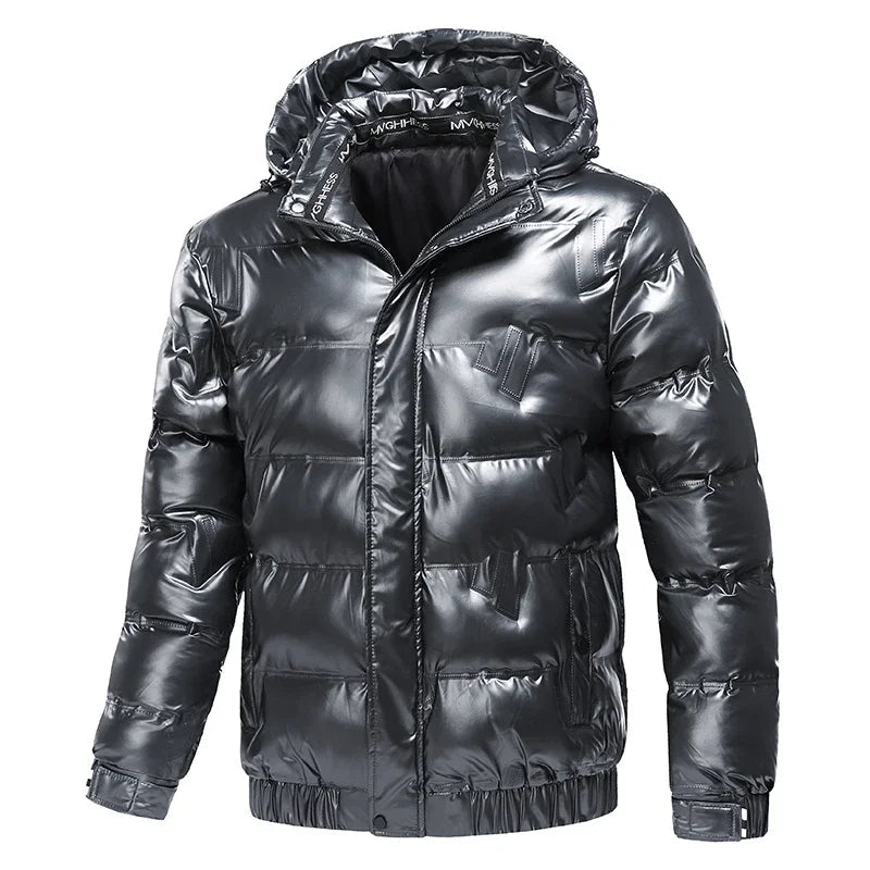 Doudoune élégante à capuche pour homme | Hiver 0