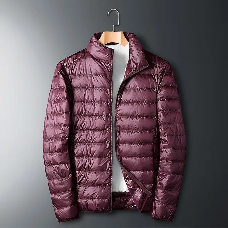 Doudoune zippée à col montant pour homme 0