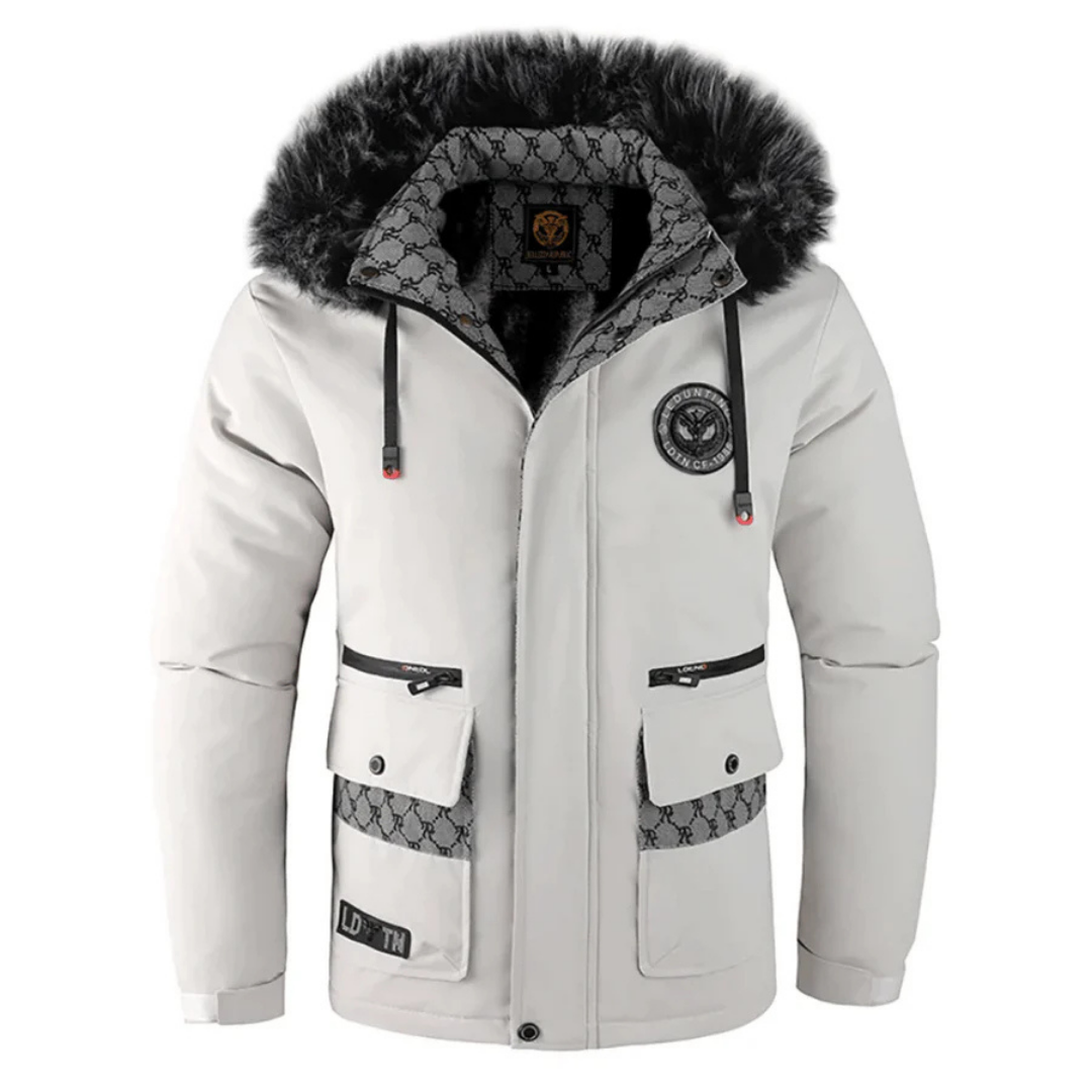 Parka d'hiver à capuche pour homme | Chaude 0