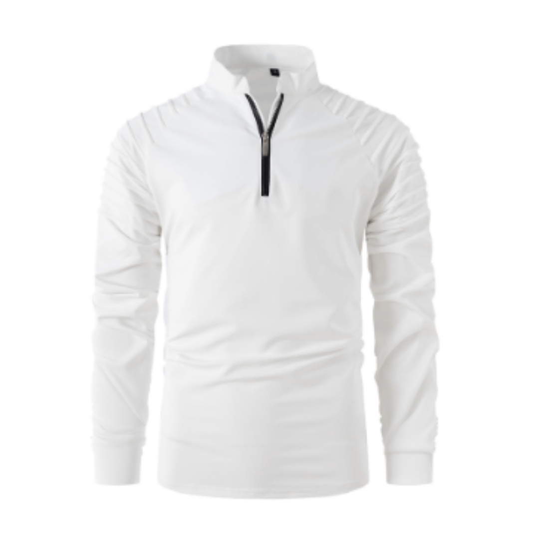 Pull à manches longues et demi-fermeture éclair pour homme | Chaud 0