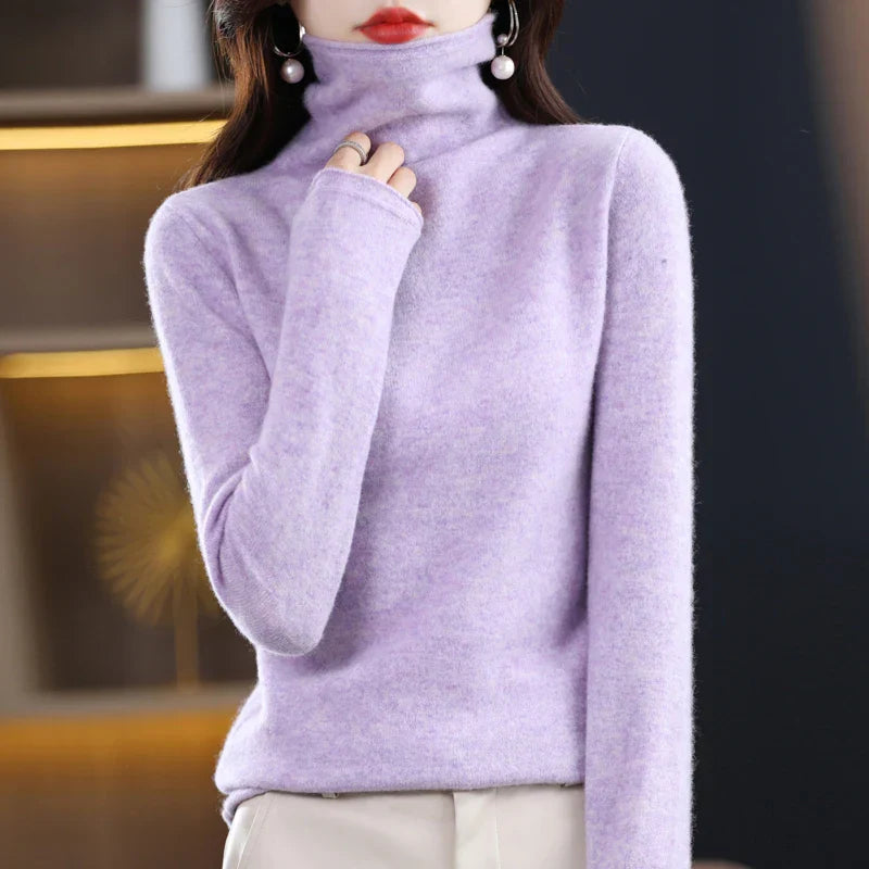 MERINA | Wool Turtleneck Sweater