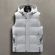 Gilet avec capuche RAW | Gilet matelassé sportif pour homme avec capuche