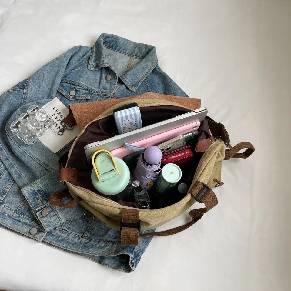 Edith | Sac messager à bandoulière au design rétro élégant