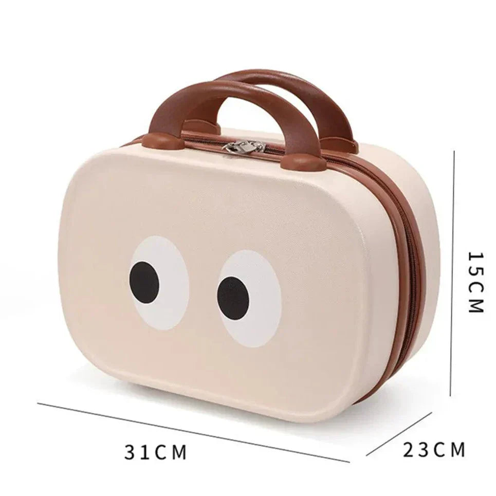 Ayra | Trousse de maquillage vintage avec yeux de cartoon