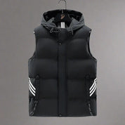 Gilet avec capuche RAW | Gilet matelassé sportif pour homme avec capuche