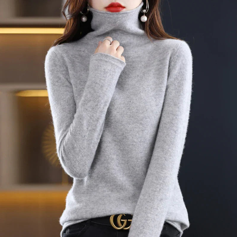 MERINA | Wool Turtleneck Sweater