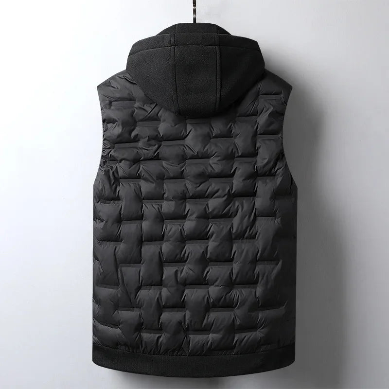 Gilet à capuche Luca | Gilet matelassé élégant pour hommes