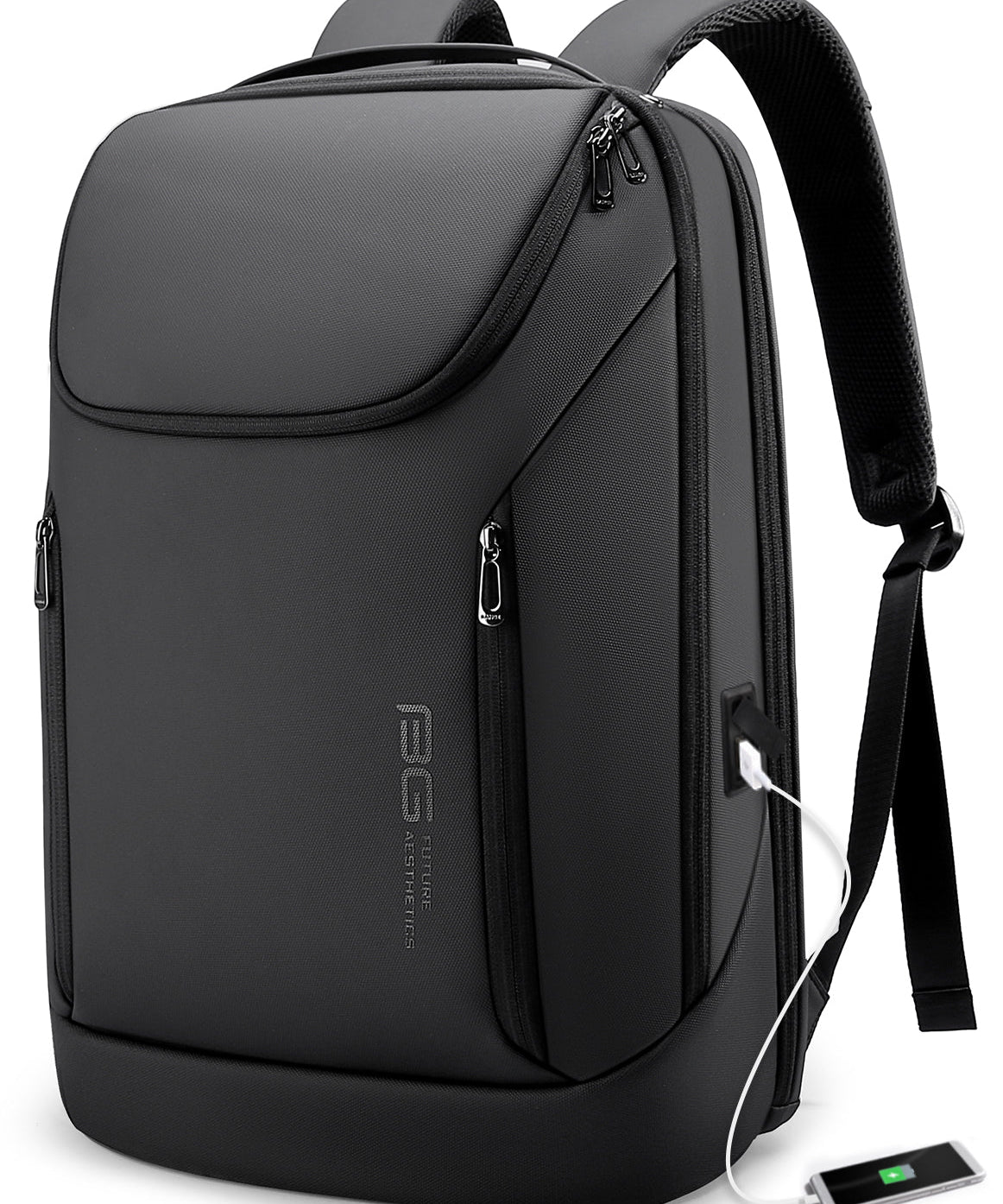Sac à dos étanche BANGE Business pour ordinateur portable 15,6 pouces avec chargement USB 0