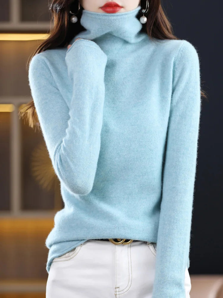 MERINA | Wool Turtleneck Sweater