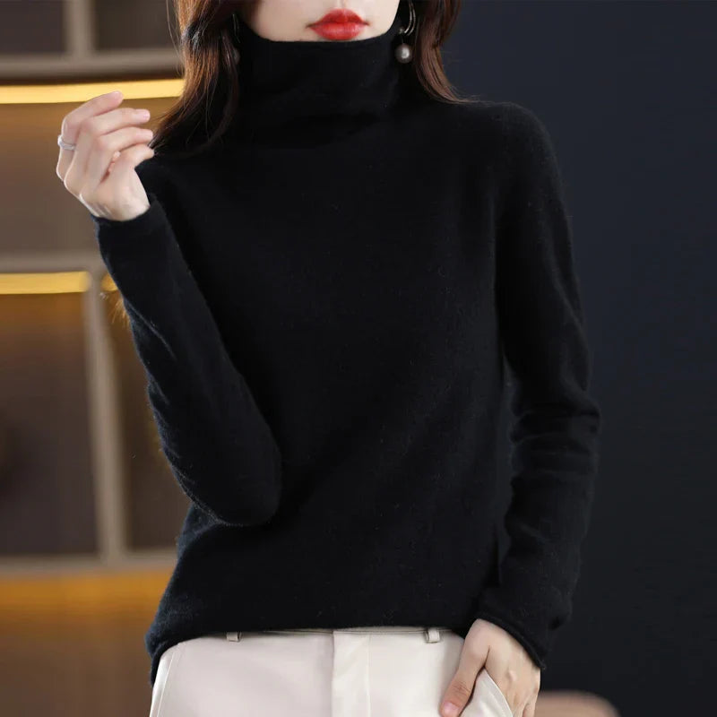 MERINA | Wool Turtleneck Sweater