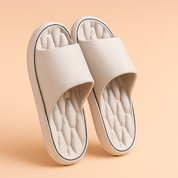 Tongs unisexes à bout ouvert | Chaussons d'intérieur doux et rembourrés 1