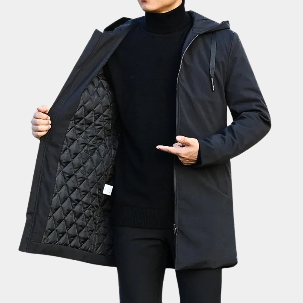Veste de pluie élégante pour homme | Hiver 0