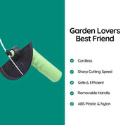 Wacker Wacker Cordless Mini Trimmer des mauvaises herbes 4