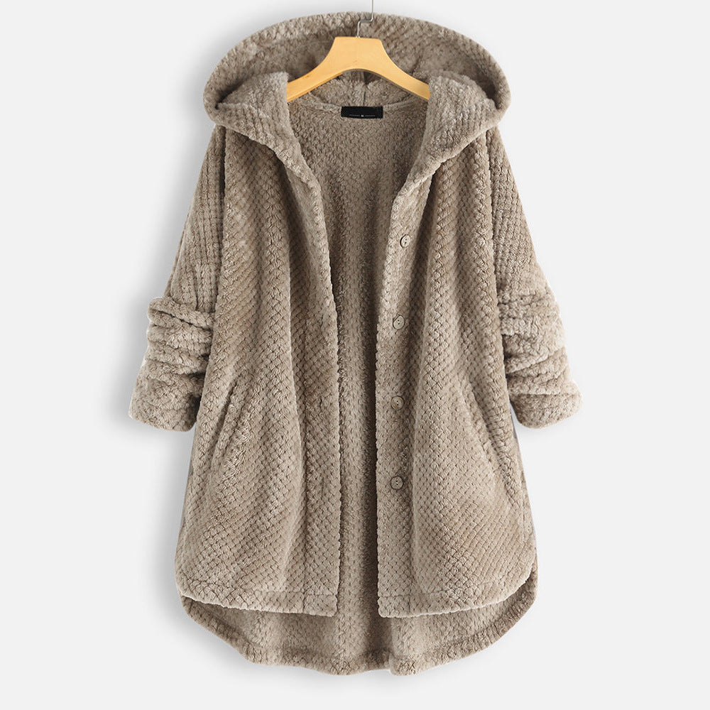 ALEXIS | Unisex reversibel fleecejakke til vinter med hette