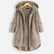 ALEXIS | Unisex reversibel fleecejakke til vinter med hette