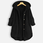 ALEXIS | Unisex reversibel fleecejakke til vinter med hette