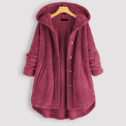 ALEXIS | Unisex reversibel fleecejakke til vinter med hette