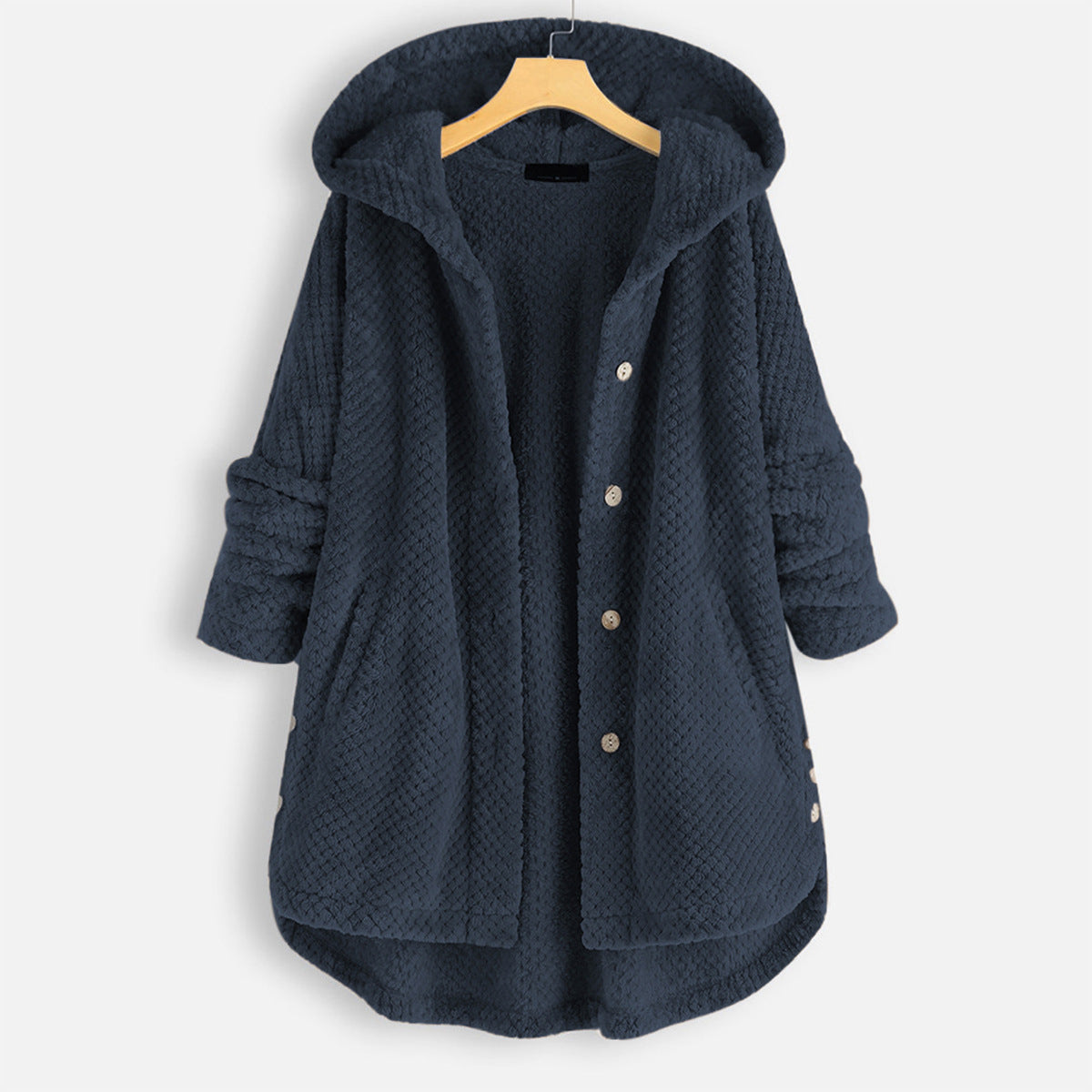 ALEXIS | Unisex reversibel fleecejakke til vinter med hette