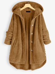 ALEXIS | Unisex reversibel fleecejakke til vinter med hette