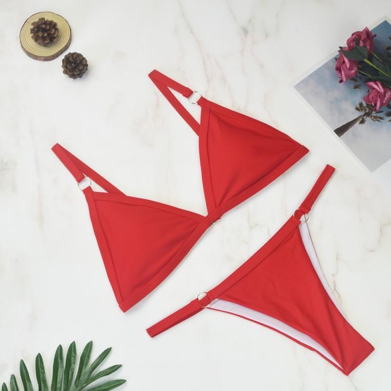 Clara | Bikini Triangle Élégant pour des Journées d'Été