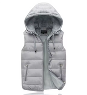 Gilet Ralph | Gilet/veste légère et décontractée rembourrée avec capuche amovible pour hommes