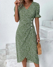 NINA | Floral Print Dress