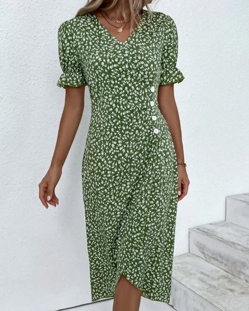 NINA | Floral Print Dress