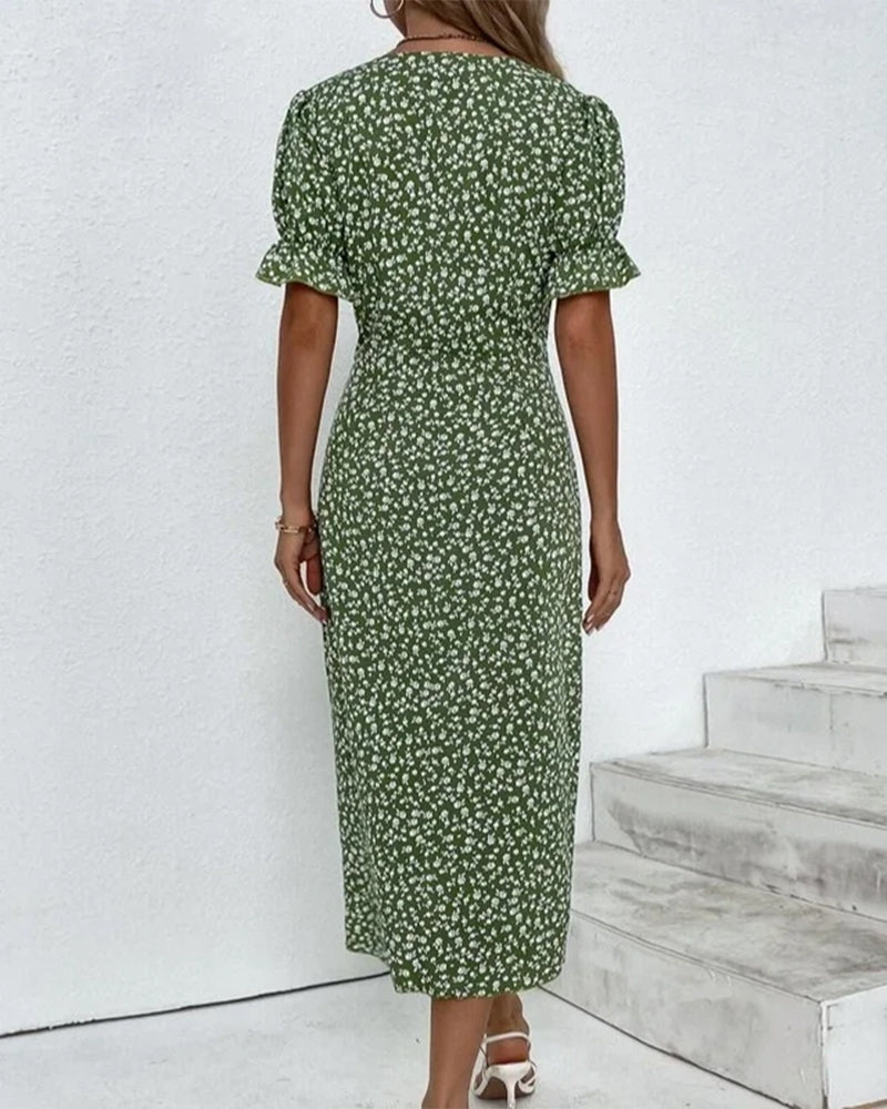 NINA | Floral Print Dress
