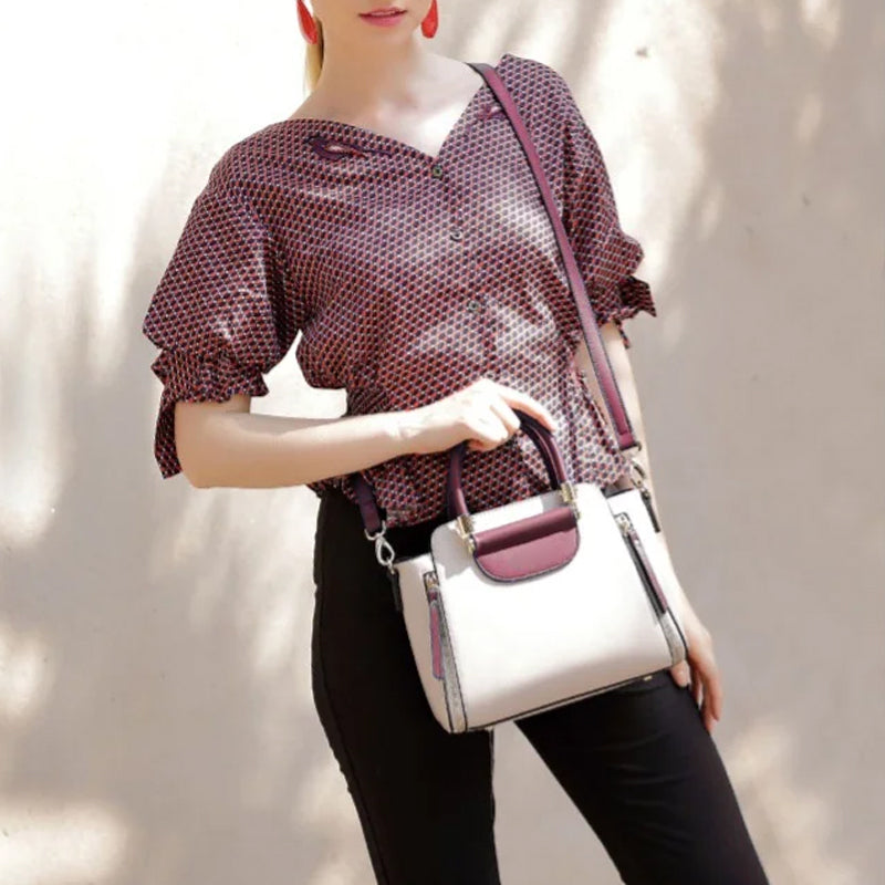 Sophie | Chic two-tone shoulder bag perfect for any event