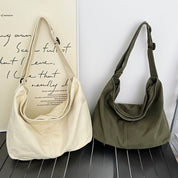 Hailey | Oversized Canvas Crossbody Bag Chic for Effortless Style