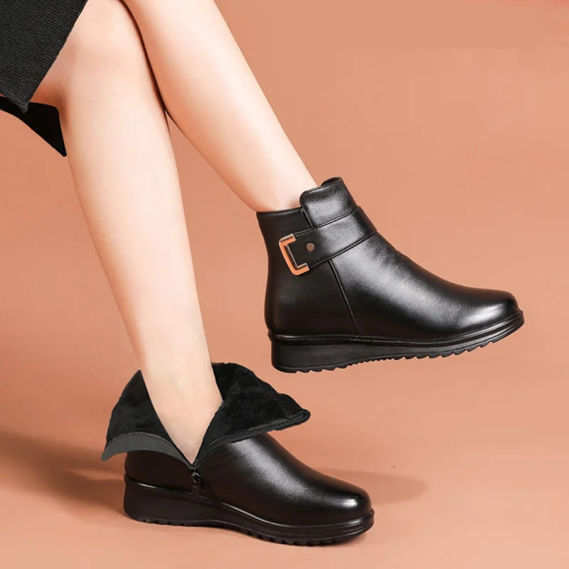 Élodie | Bottines Chaudes – Alliez Élégance et Protection