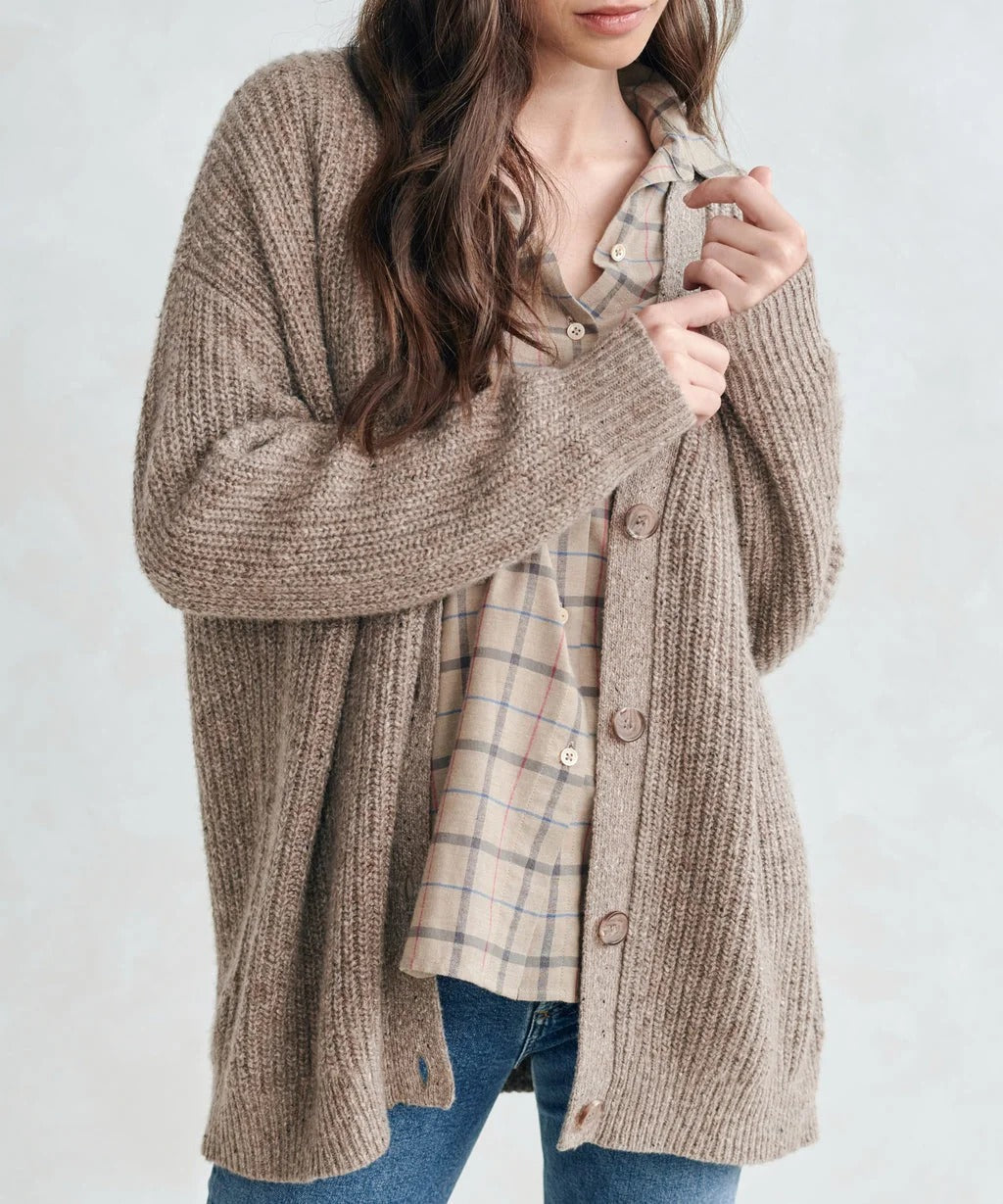 Lena | Exquisite blended cashmere wool cardigan for classic elegance