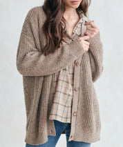 Lena | Exquisite blended cashmere wool cardigan for classic elegance