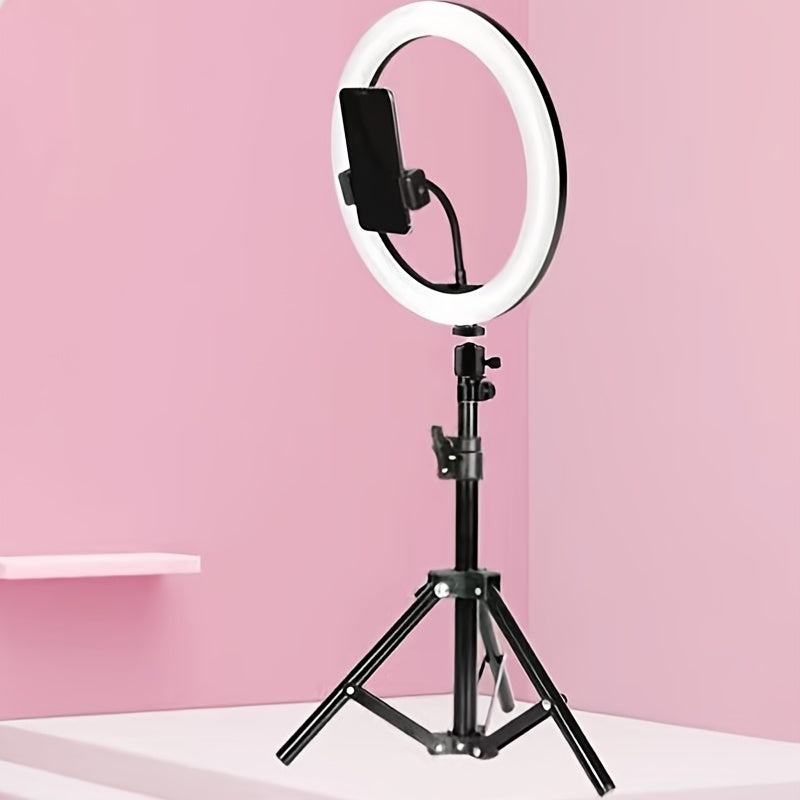 10-Coll-Coll Ring Light avec trépied réglable et support de téléphone -Ideal pour la marque -Up, la photographie et le vlogging 0