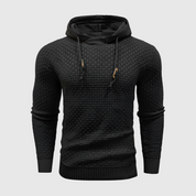 Leo | Hip hoodie with embossed pattern