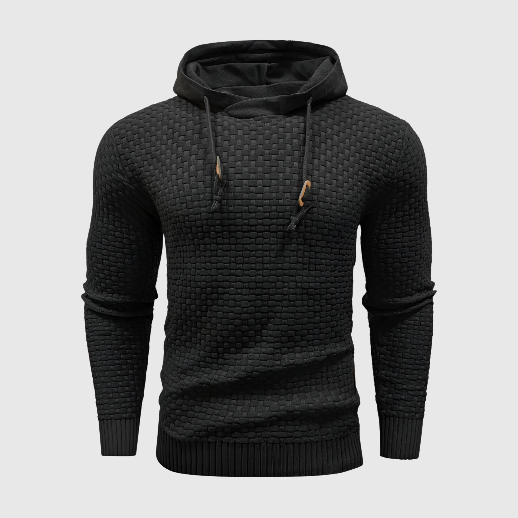 Leo | Hip hoodie with embossed pattern
