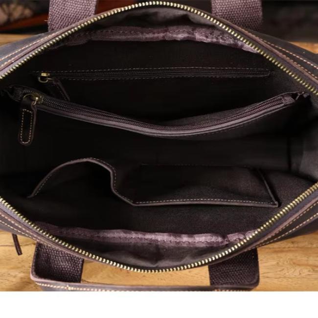 Jaime | Upea nahkainen olkalaukku matkalaukku