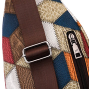 Keily | Women's Shoulder Bag with Embossed Pattern and Colorblock